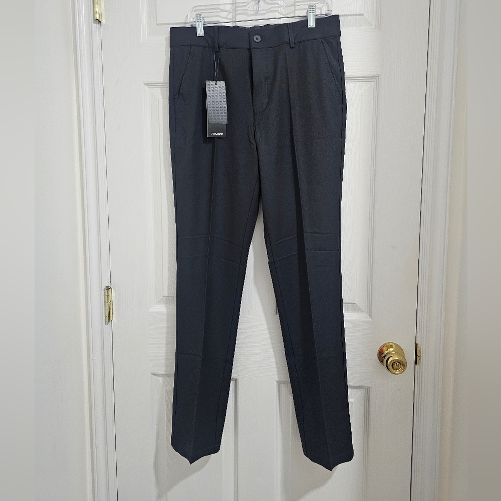 Druids Classic Black Men's Dress Pants